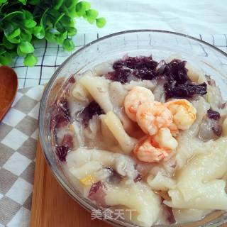 Seaweed and Shrimp Kueh Juice Soup recipe