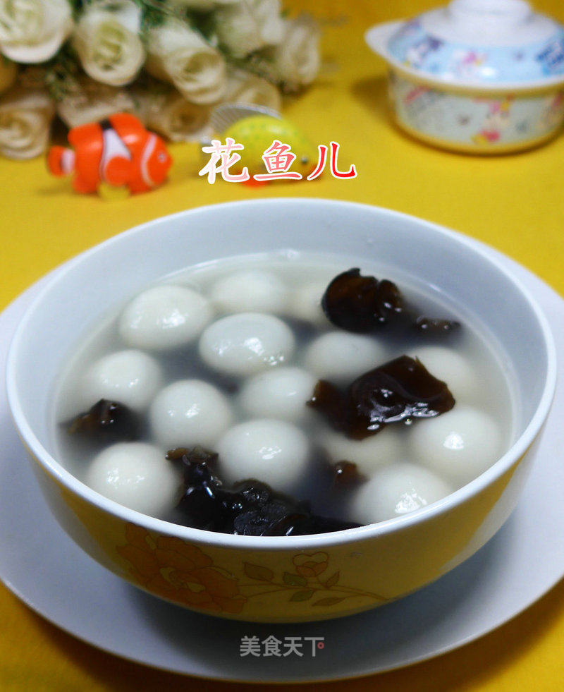 Black Fungus Boiled Dumplings recipe