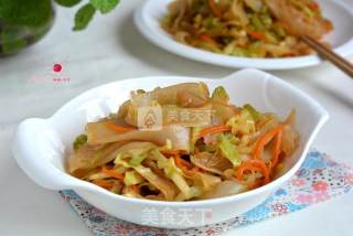 Vegetarian Fried Liangpi recipe