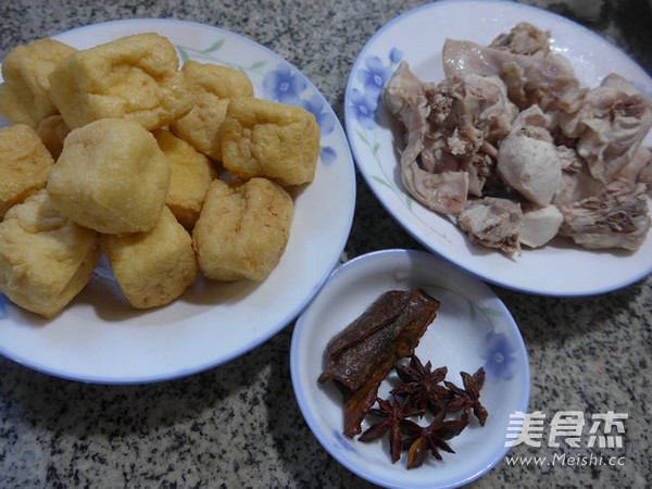 Braised Rabbit Meat with Oil Tofu recipe