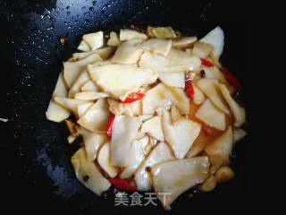 #团圆饭# White Ling Mushroom in Oyster Sauce recipe