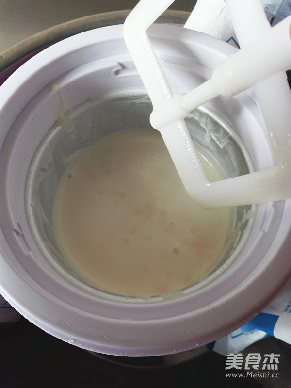 Yellow Mustard Yogurt Ice Cream recipe