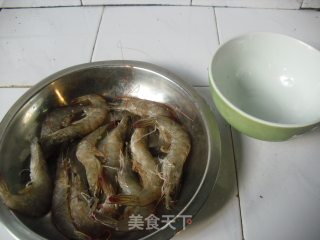 Fried Peas with Shrimp recipe