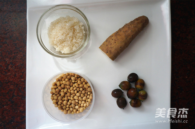 Yam Lotus Seed Soy Milk recipe