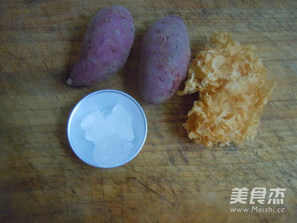 Purple Potato and Tremella Soup recipe