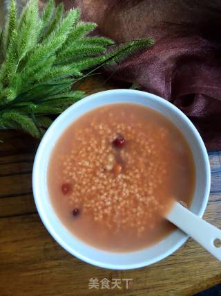 Red Bean Millet Congee recipe