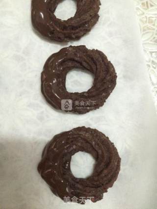 #aca Baking明星大赛#chocolate Ring recipe
