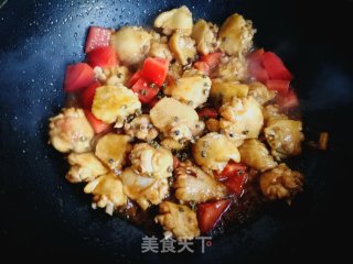 Stewed Chicken Wings with Tomato and Chili recipe