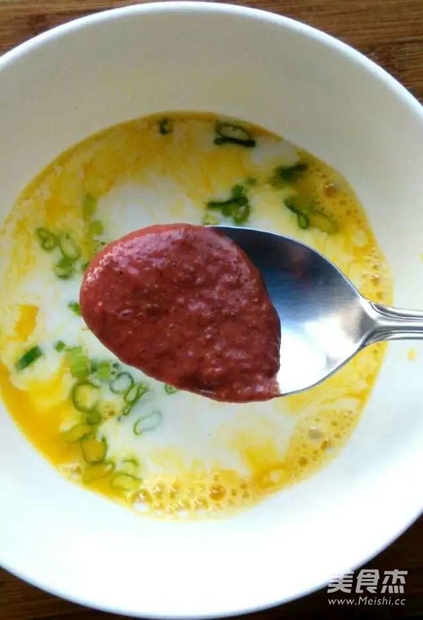 Steamed Custard with Shrimp Paste recipe