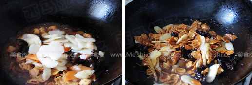 Crispy Sweet and Sour Water Chestnut Meat Slices recipe