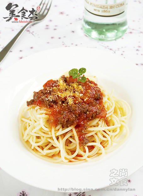 Spaghetti with Meat Sauce recipe