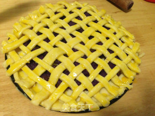 Sweet Purple Potato Pie recipe