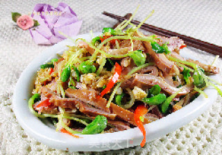 Fresh, Crispy and Tender Belly Shreds with Cold Dressing recipe