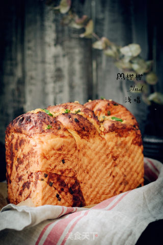 Pork Floss Buns with Scallion and Seaweed recipe