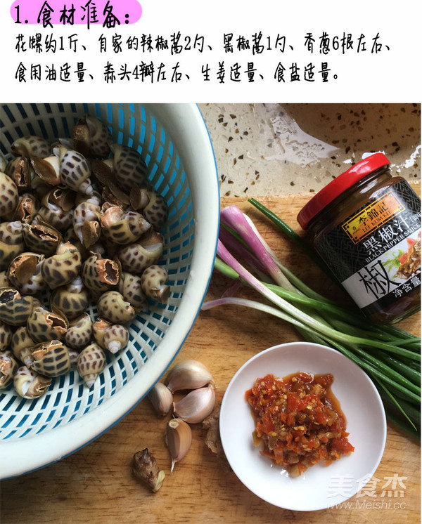 Stir-fried Snail recipe