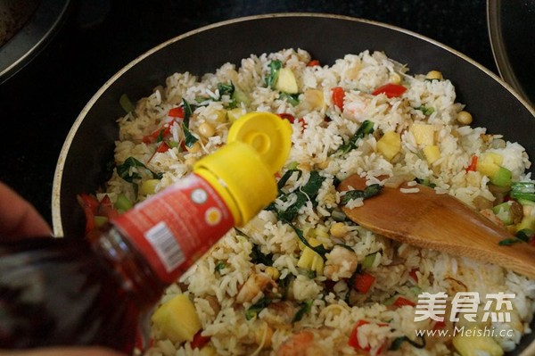 Thai Style Pineapple Fried Rice recipe