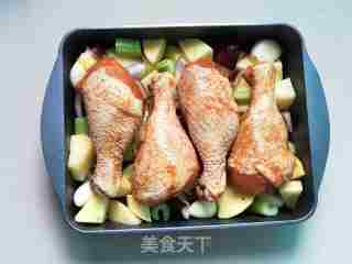 Roasted Chicken Drumsticks with Potatoes recipe