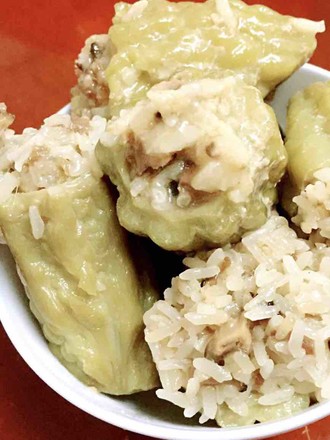 Hakka Stuffed Bitter Gourd recipe