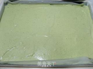 Matcha Cream Strawberry Layer Cake Roll recipe