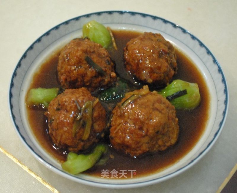 Meat Ball with Soy Sauce recipe