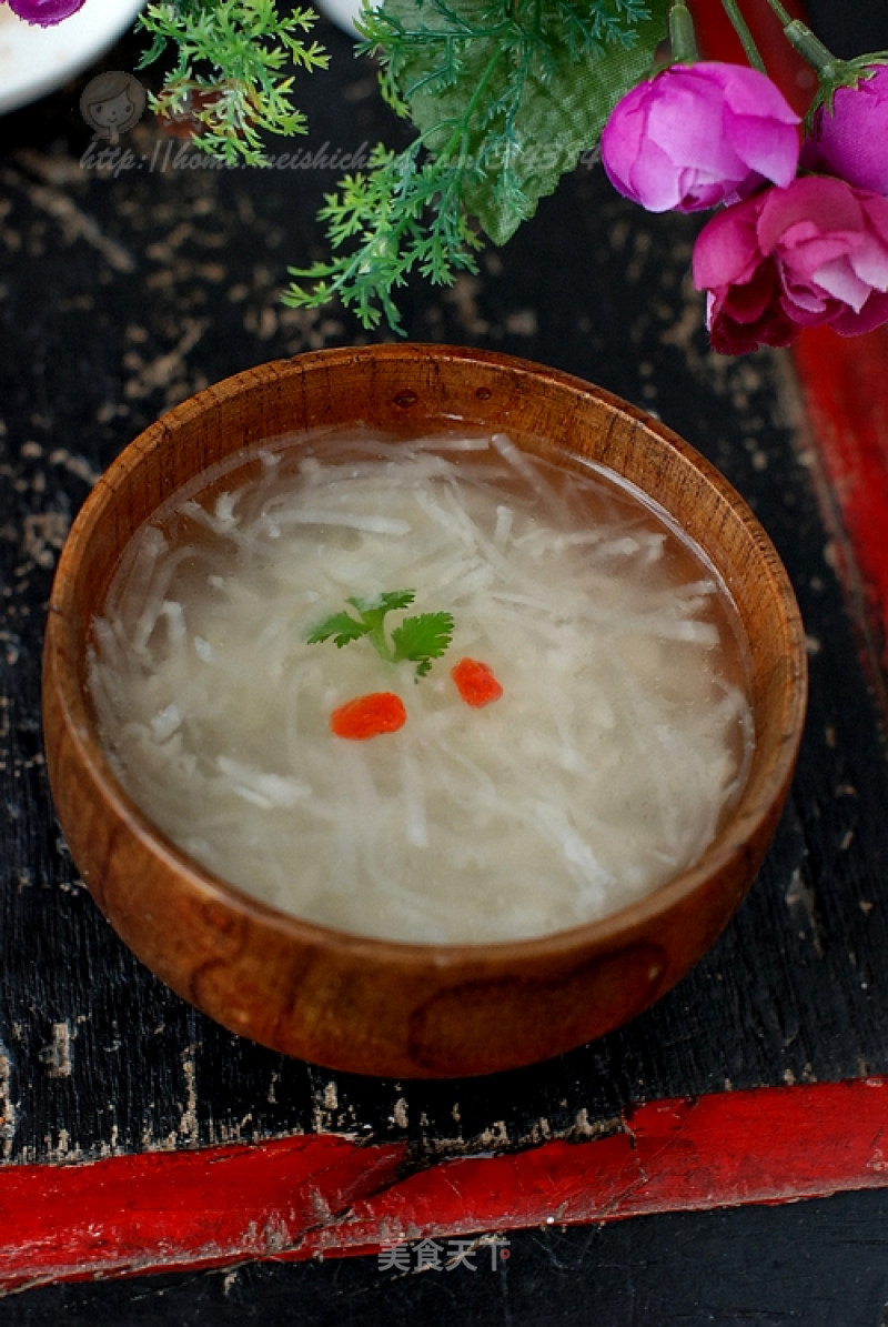 Home-made Clear Soup and Soy Yan recipe