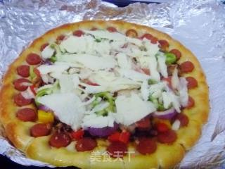 [diy Orleans Roast Pizza] Delicious Combinations---sweet Potato Lace Tenderloin Pizza recipe