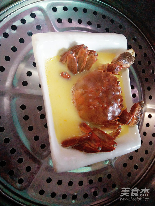 Crab Steamed Custard recipe