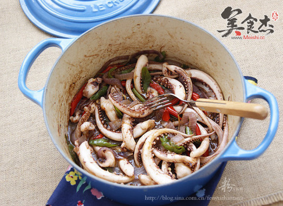 Spicy Shacha Squid Silk recipe