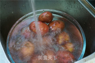 Steamed Potatoes with Chestnuts recipe