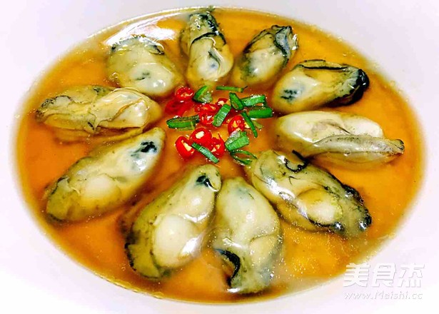 Oyster Steamed Custard recipe