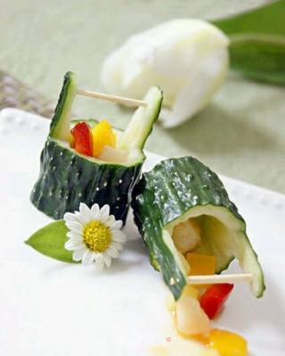 Cucumber Cask (dish Carving) recipe