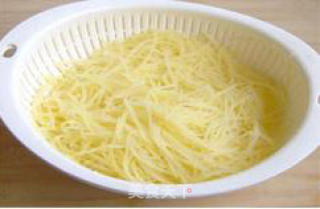 Potato Shreds with Pepper recipe