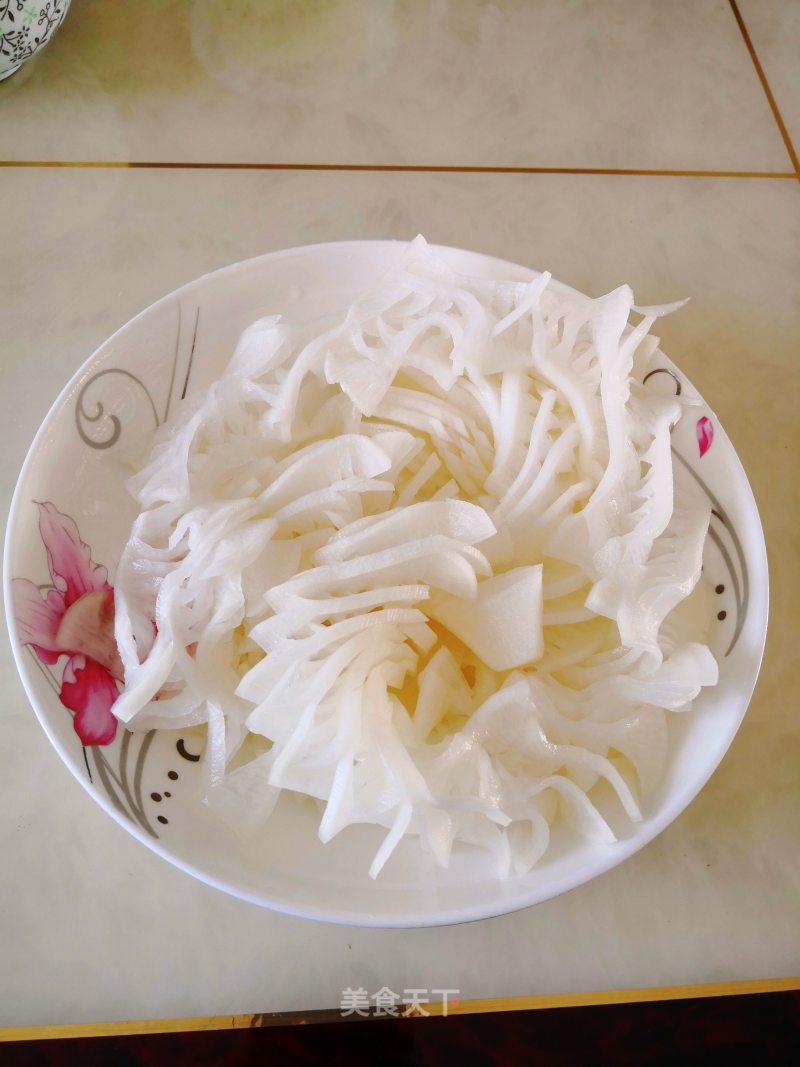 Sweet and Sour, Crisp White Radish recipe