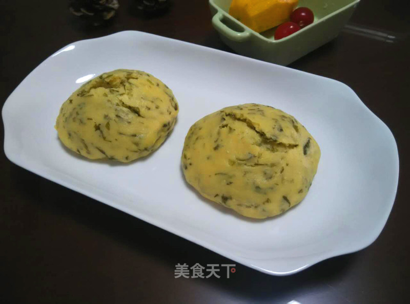 Steamed Celery Leaf Pancake