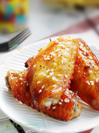 Honey Grilled Chicken Wings recipe