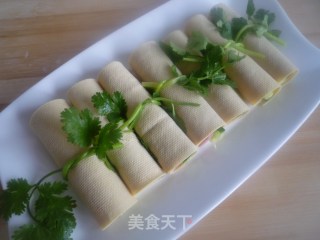 Refreshing Bean Curd Roll recipe