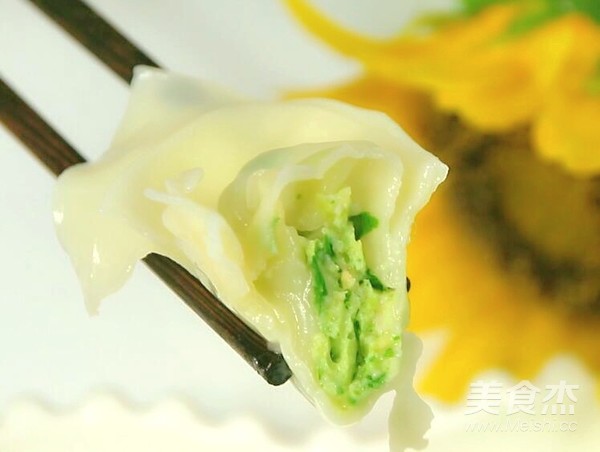 Baby Shrimp Wonton Baby Food Supplement, Green Vegetables + Wonton Wraps+ recipe