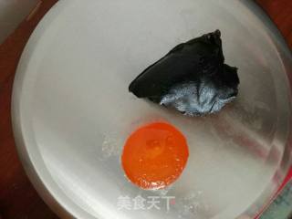 Black Sesame Egg Yolk Mooncake recipe