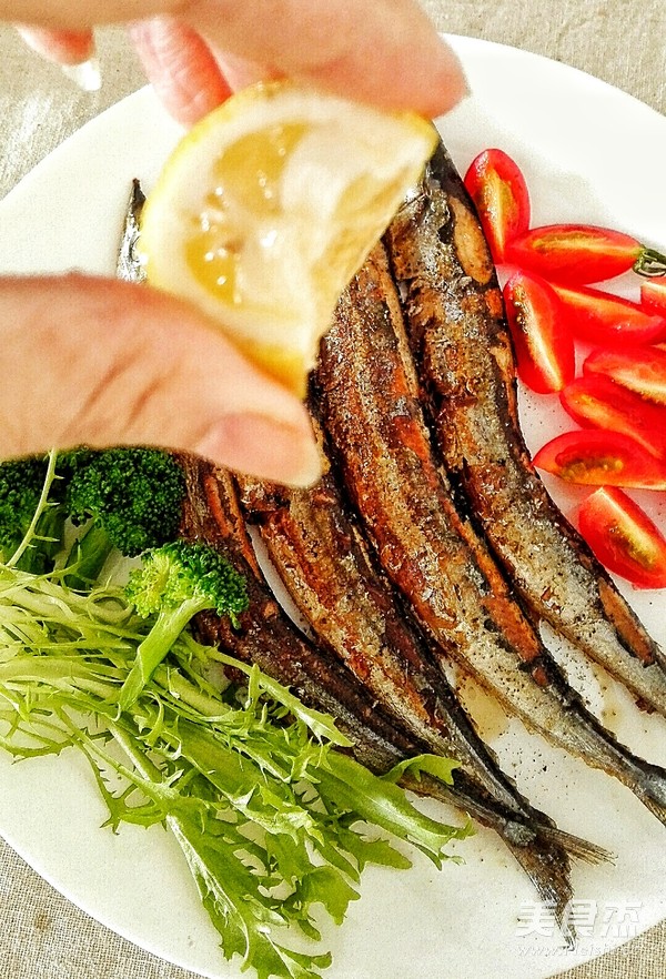 Pan-fried Saury recipe