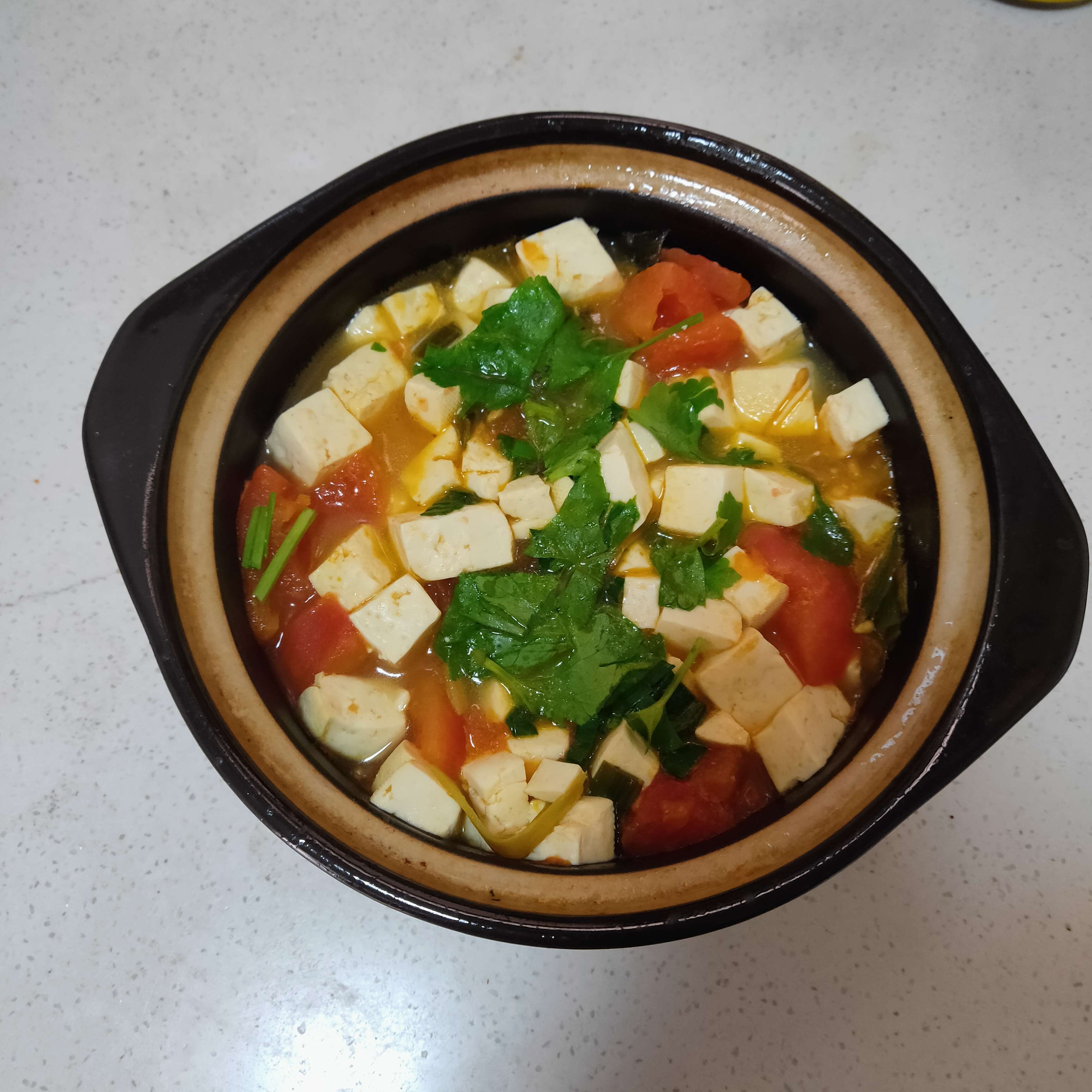 Tomato Tofu Soup recipe