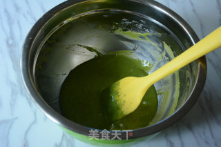 #the 4th Baking Contest and is Love to Eat Festival #spinach Chiffon recipe