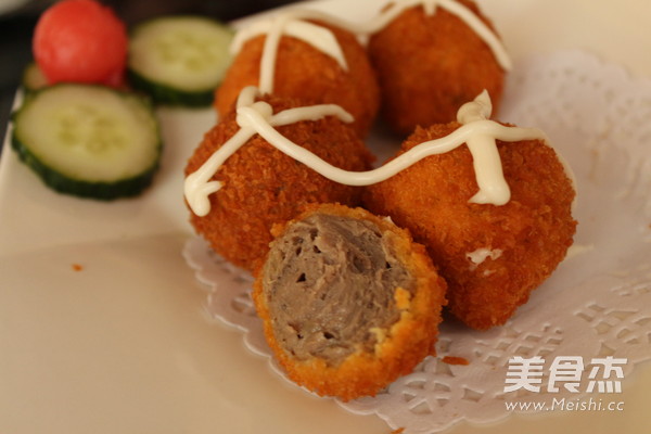 Golden Beef Balls recipe