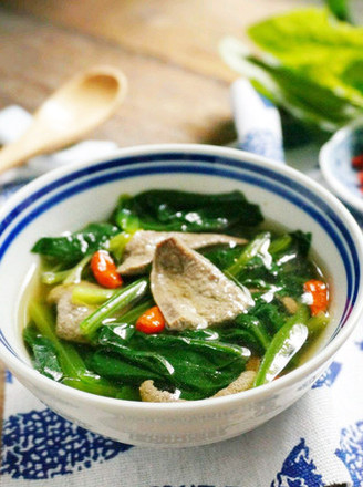 Vegetable and Pork Liver Soup