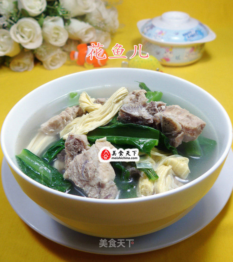 Tiancai Core Yuba Keel Soup recipe