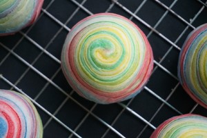 🌈no Kneading, No Relaxation, Super High-value Pony Baoli Rainbow Egg Yolk Pastry (with Detailed Operation Video) recipe