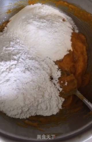 Pumpkin Red Bean Cake recipe