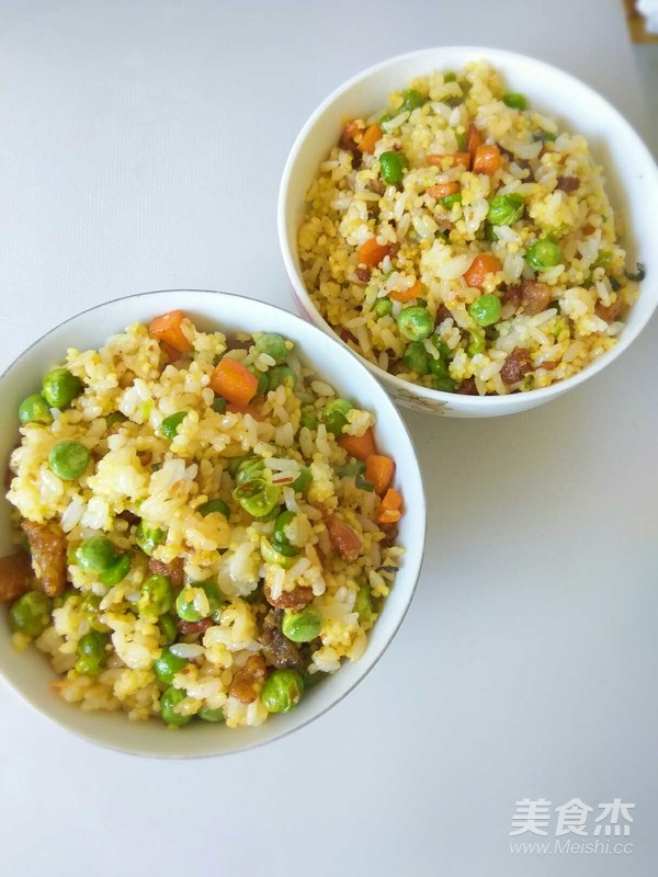 Fried Rice with Peas recipe