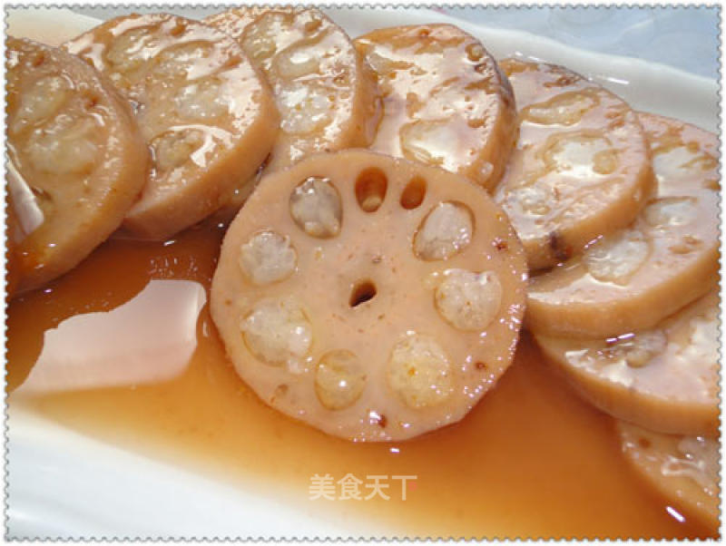 Honey Juice Blueberry Lotus Root recipe