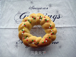 Christmas Wreath Bread recipe