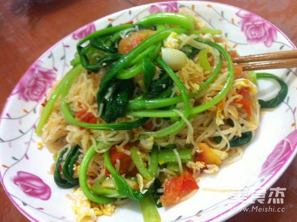 Fried Rice Noodles for One Person recipe